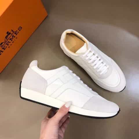 Hermes爱马仕     H 新品系列原单级男士Chris运动休闲鞋