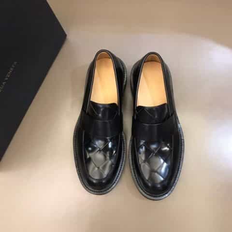 BV葆蝶家   B 家2020新品男士圆头德比鞋