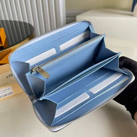 Louis Vuitton LV Zippy wallet渐变蓝钱夹 M80494