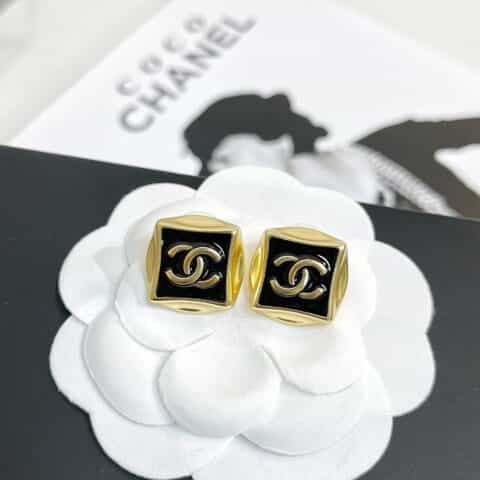 2021新款CHANEL香奈儿双c耳钉耳环