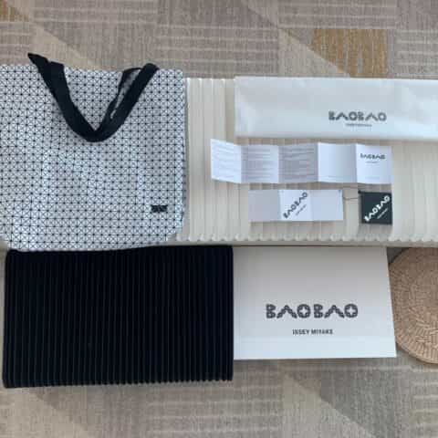 三宅一生IsseyMiyake BAOBAOKURO 运动系列 男女通用托特包AG161