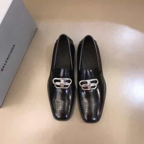Balenciaga巴黎世家    进口原版头层牛皮材质男士BB德比鞋
