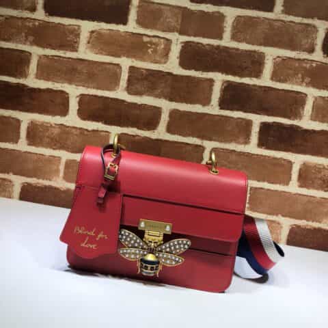 GUCCI古驰小号玛格丽特小蜜蜂单肩斜挎女包476542