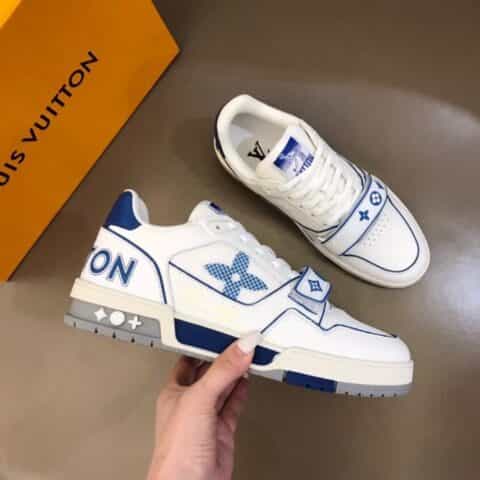 LV/路易威登   2021春夏新配色男士魔术贴Trainer运动鞋