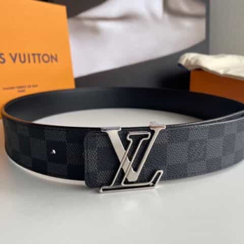 LV/路易威登  Monogram  Eclipse帆布小牛皮SHAPE40毫米双面腰带