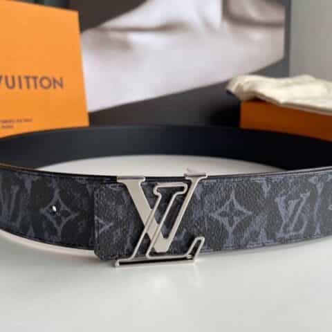 LV/路易威登  Monogram  Eclipse帆布小牛皮SHAPE40毫米双面腰带