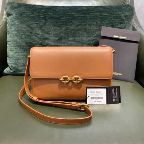 Saint laurent Ysl Le Maillon 24CM 肩背包 649795焦糖色