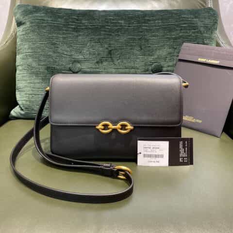 Saint laurent Ysl Le Maillon 24CM 肩背包 649795黑色