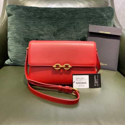 Saint laurent Ysl Le Maillon 24CM 肩背包 649795爱神红