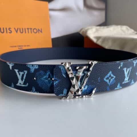 LV/路易威登   Monogran图案LV搭扣SHAPE 40毫米双面腰带