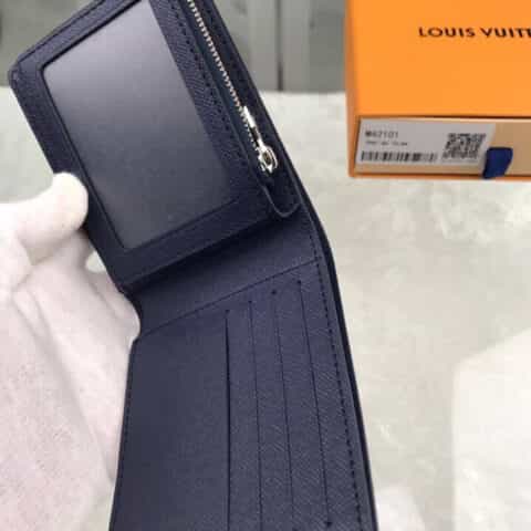 Louis Vuitton LV Amerigo钱夹 M42101深蓝色