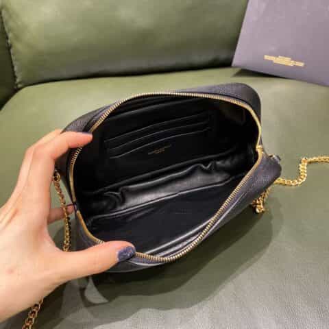 Saint laurent Ysl Lou迷你提花粒面牛皮小包 585040