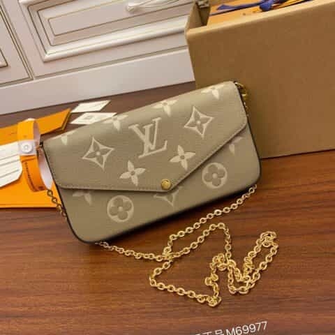 Louis Vuitton LV Félicie Pochette三合一链条包 M69977