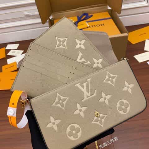 Louis Vuitton LV Félicie Pochette三合一链条包 M69977
