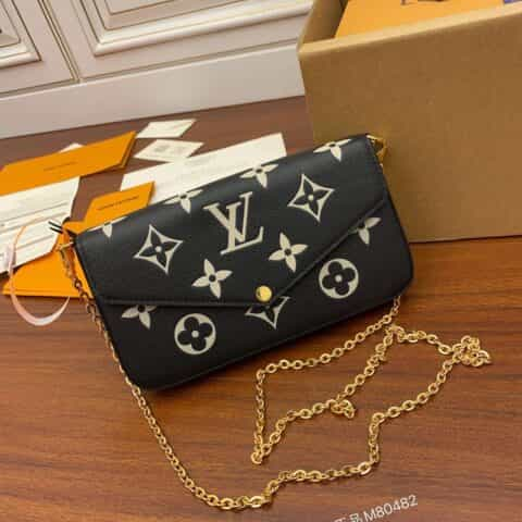 Louis Vuitton LV Félicie Pochette三合一链条包 M80482