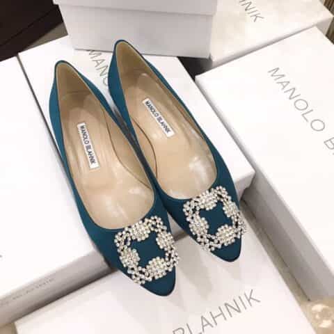 【Manolo Blahnik】最新升级版—永‮经恒‬典款女士平底鞋高跟鞋