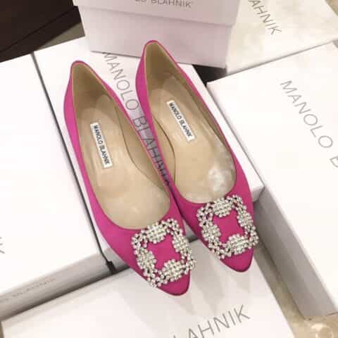 【Manolo Blahnik】最新升级版—永‮经恒‬典款女士平底鞋高跟鞋