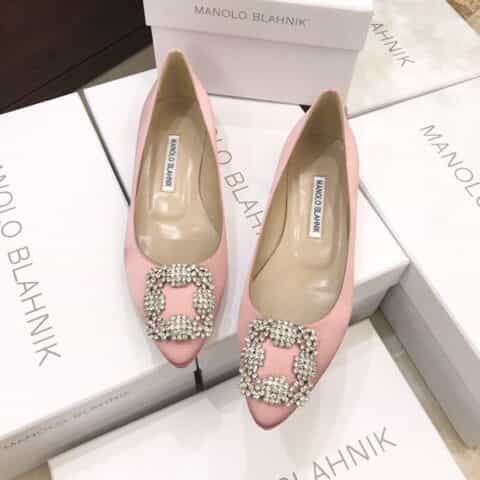 【Manolo Blahnik】最新升级版—永‮经恒‬典款女士平底鞋高跟鞋