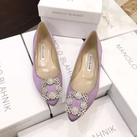 【Manolo Blahnik】最新升级版—永‮经恒‬典款女士平底鞋高跟鞋