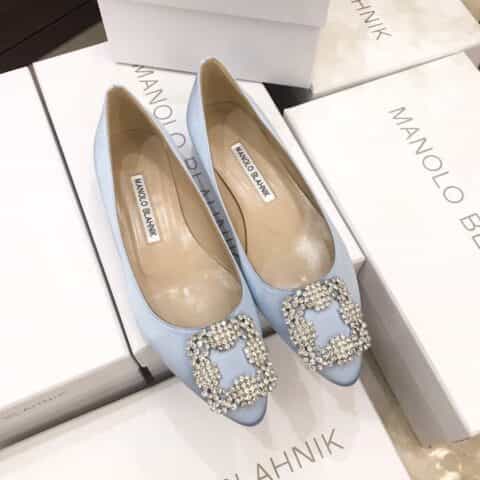 【Manolo Blahnik】最新升级版—永‮经恒‬典款女士平底鞋高跟鞋