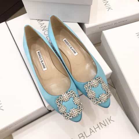 【Manolo Blahnik】最新升级版—永‮经恒‬典款女士平底鞋高跟鞋