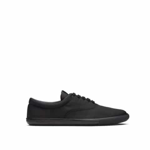 PRADA普拉达  珐琅金属孔眼和棉质男士尼龙系带运动鞋