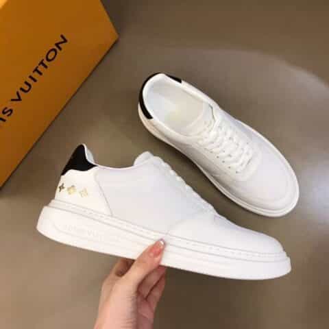 LV/路易威登   粒面小牛皮拼接帆布Beverly Hills运动鞋