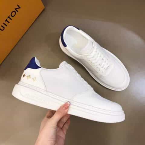 LV/路易威登   粒面小牛皮拼接帆布Beverly Hills运动鞋