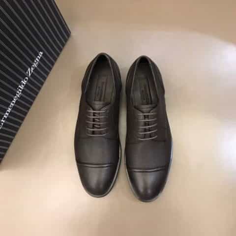 杰尼亚   进口西班牙鹿皮制作高端男士商务休闲皮鞋