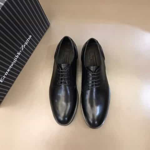 杰尼亚   进口西班牙鹿皮制作高端男士商务休闲皮鞋