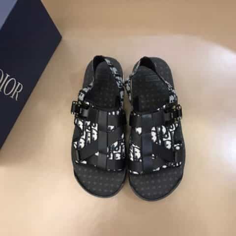 DIOR迪奥   D～家传统精湛工艺高端男士凉拖鞋