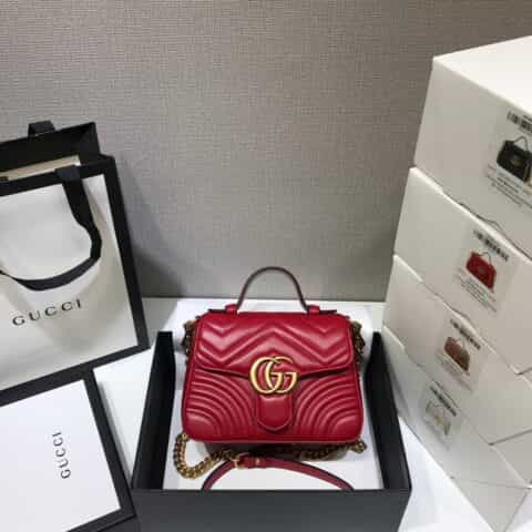 Gucci GG Marmont系列迷你手提包 547260
