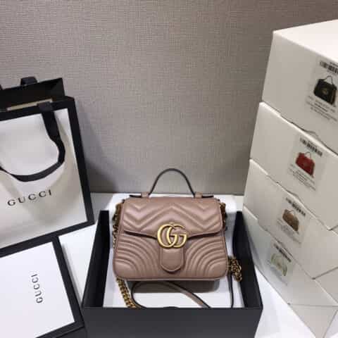 Gucci GG Marmont系列迷你手提包 547260