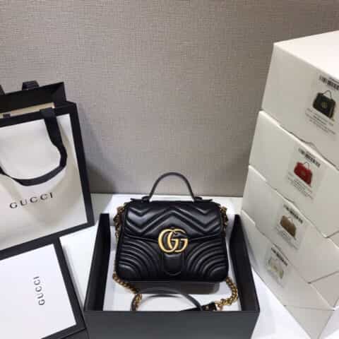 Gucci GG Marmont系列迷你手提包 547260