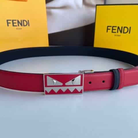 FENDI芬迪    男士可翻转双面用腰带3.5mm