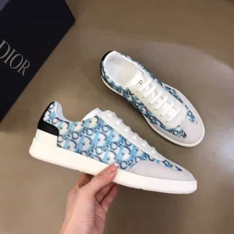 DIOR迪奥   原版牛皮绒面革新款 B01 运动鞋