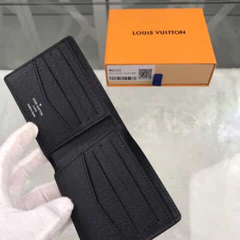 Louis Vuitton LV Supreme联名钱夹 M60332丝印