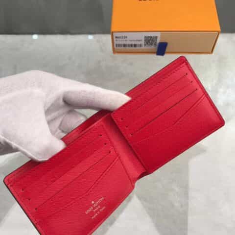 Louis Vuitton LV Supreme联名钱夹 M60339丝印