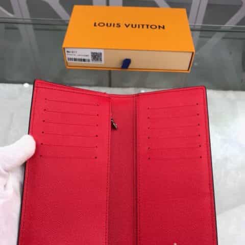 Louis Vuitton LV Supreme联名钱夹 M61817丝印
