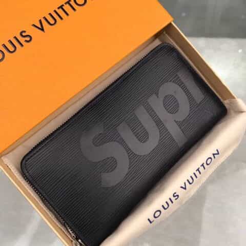 Louis Vuitton LV Supreme联名钱夹 M60072丝印