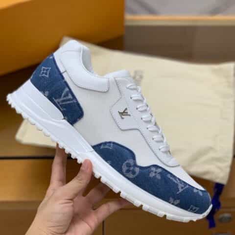 LV/路易威登   Monogram Eclipse 帆布牛仔经典 Run Away 运动鞋