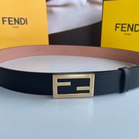 FENDI芬迪    意大利工艺3.5cmFF腰带