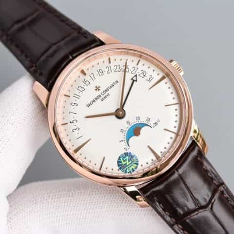 新品Vacheron constantin 经典之美品鉴江诗丹顿传承系列的星辰和逆跳日历款腕表