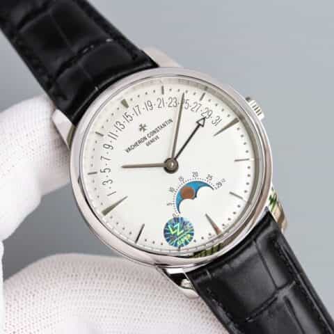新品Vacheron constantin 经典之美品鉴江诗丹顿传承系列的星辰和逆跳日历款腕表