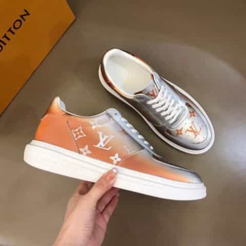 LV/路易威登   冰丝真皮材质Beverly Hills 新品男士运动鞋