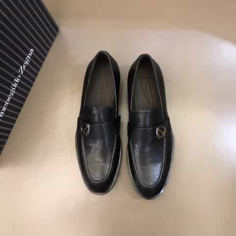 Zegna/杰尼亚  进口头层牛皮制作高端男士商务休闲皮鞋