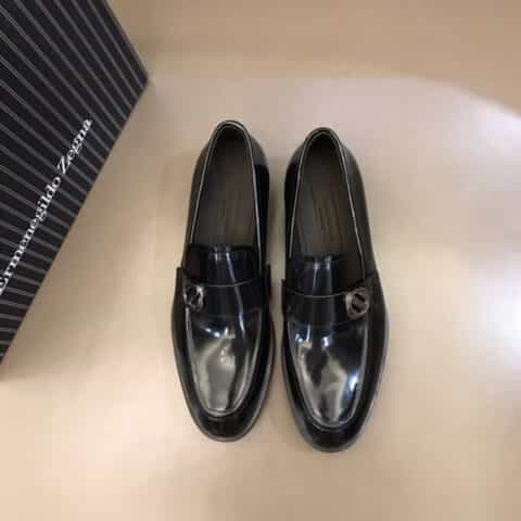 Zegna/杰尼亚  进口头层牛皮制作高端男士商务休闲皮鞋