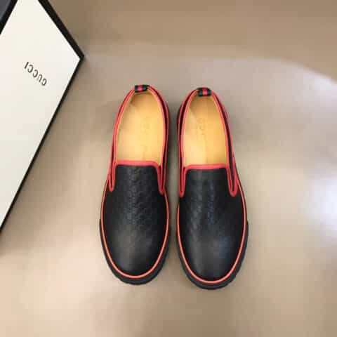 Gucci古驰    G家  Tennis 1977系列全真皮系列平板鞋