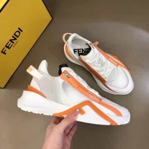 FENDI芬迪   F D春夏新品男士一脚蹬运动鞋