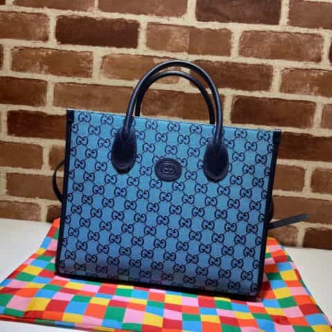 GUCCI古驰GG Multicolor系列小号托特包659983